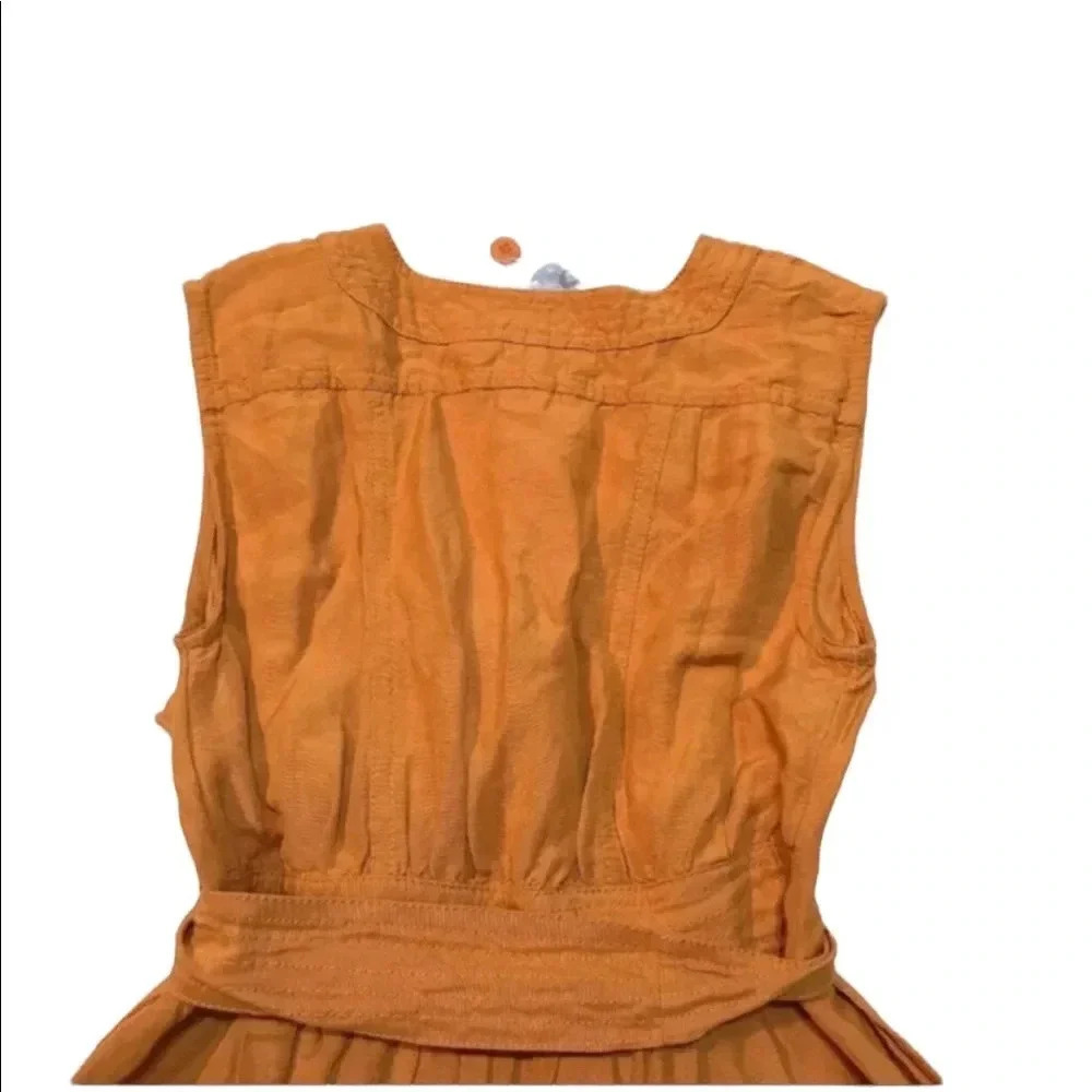 NWT Anthropologie Luana Mustard Yellow Romper 00P - Picture 7 of 13